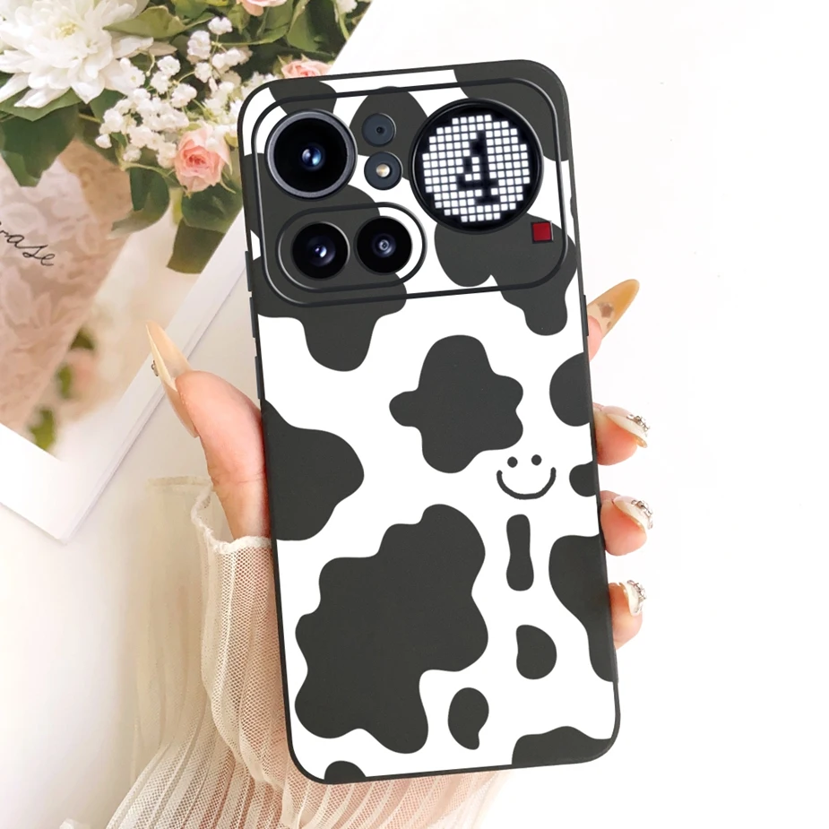 Cute Lucky Letters Fashion Cartoon Painted Cover Case
