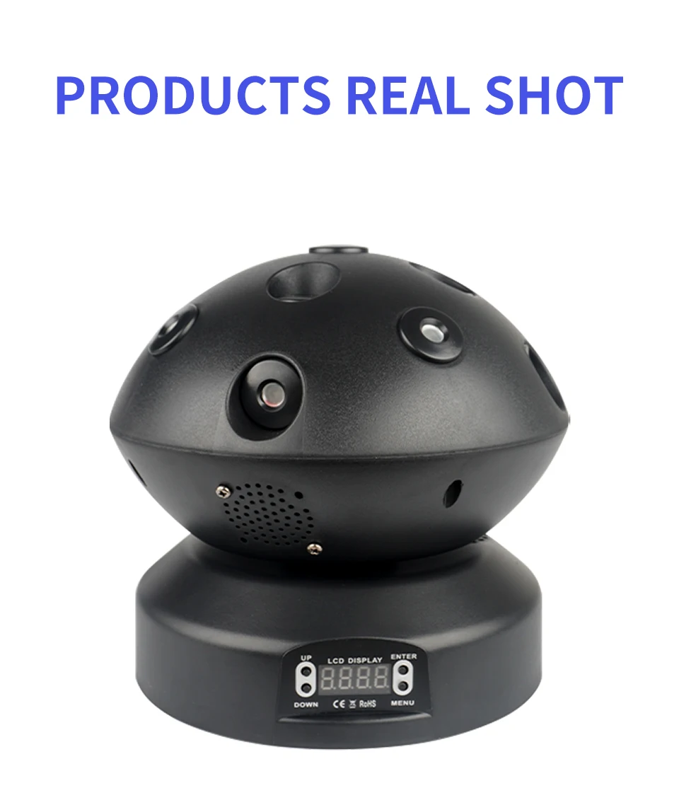 DMX Controller Rotating Bar Star Laser light Full Star Laser Stage Lighting 80W