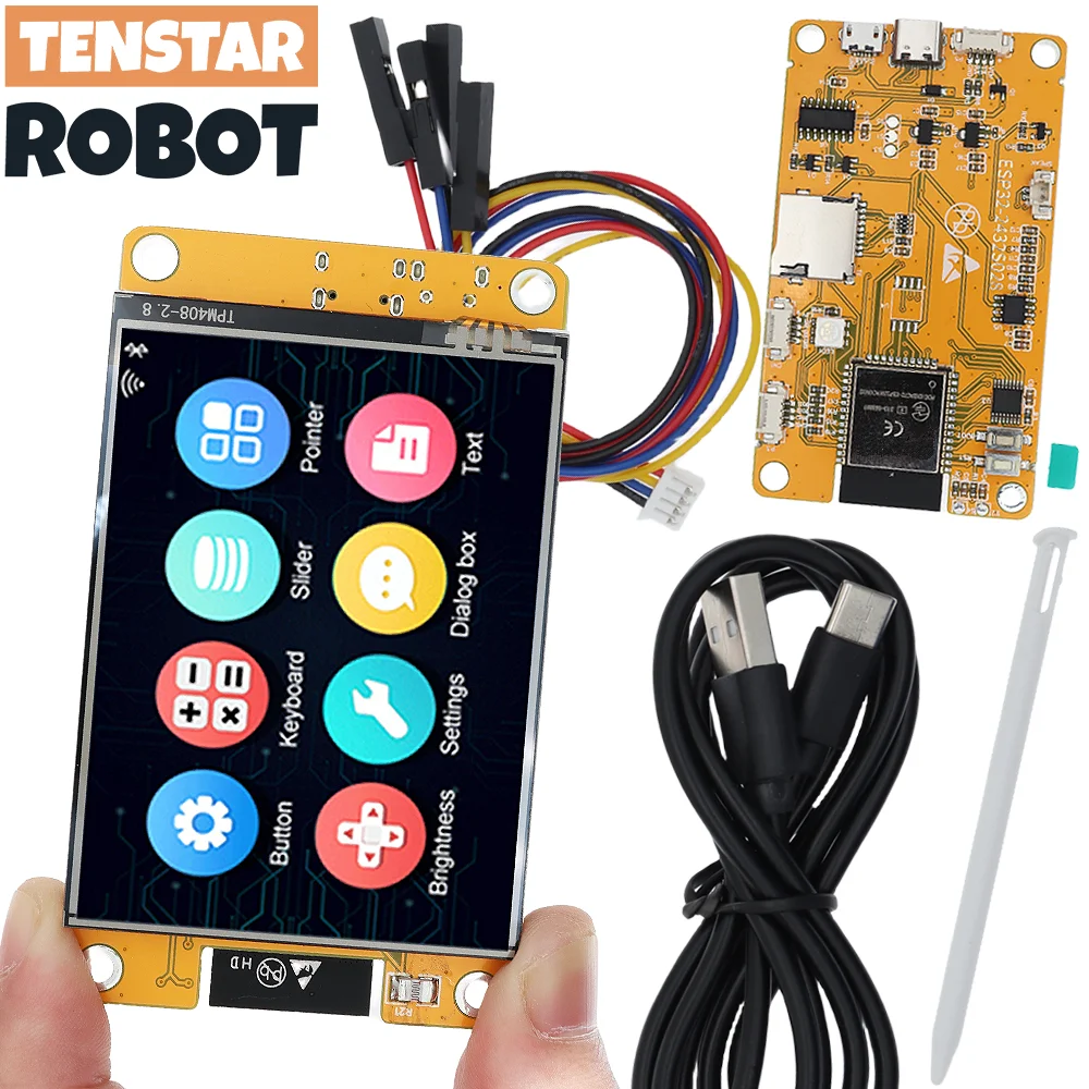 TENSTAR ESP32 Development Board WROOM, LVGL WIFI Bluetooth 2.8 inch 240 320 smart display screen LCD TFT module with touch