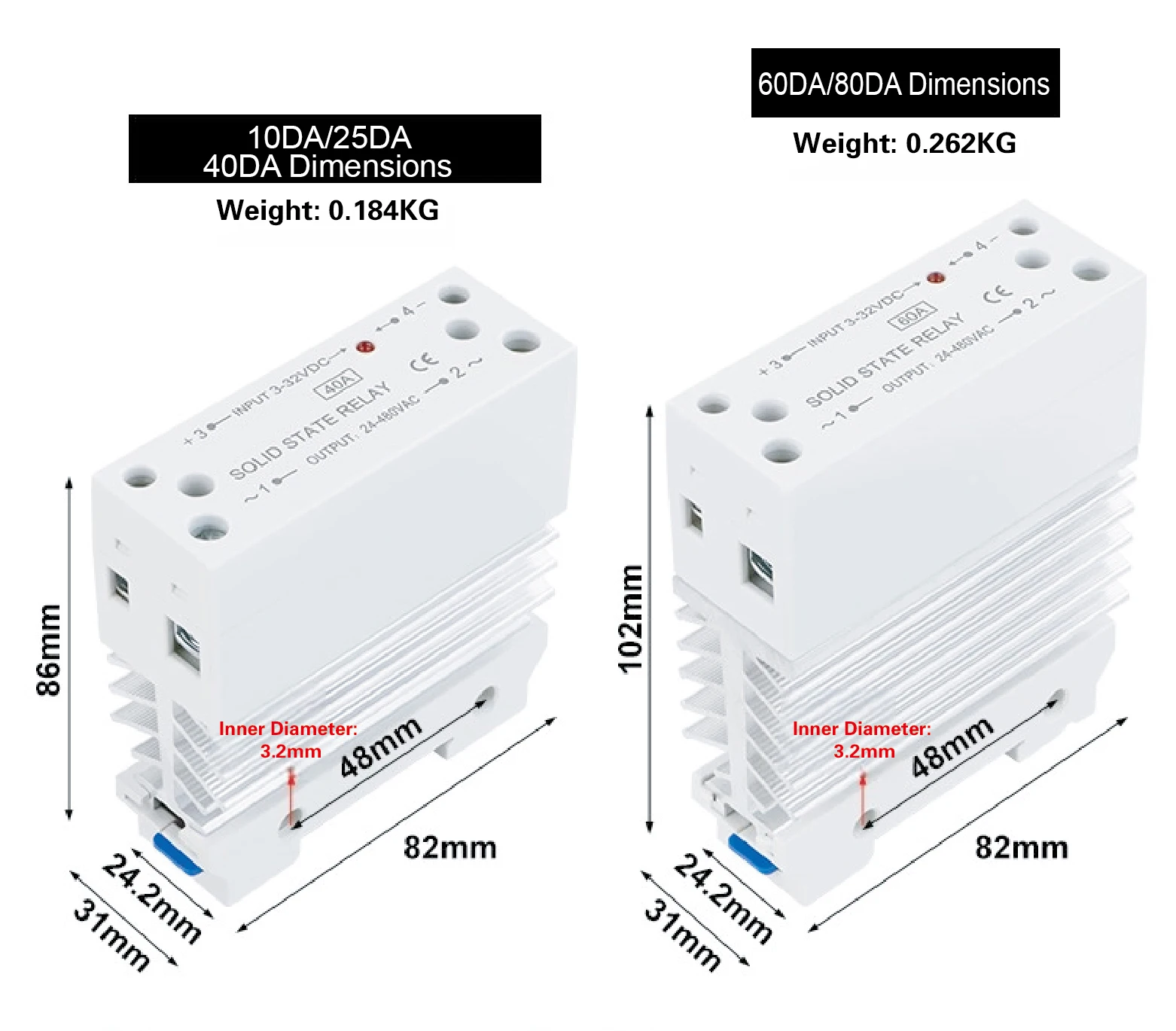REX-C100 Temperature Controller Kit with K Type Thermocouple and 25DA 40DA 60DA