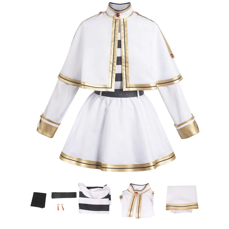 

Frieren Cosplay Costume For Women Frieren Beyond Journey‘s End Role Playing Outfits Halloween Carnival Party Female Fancy Suit