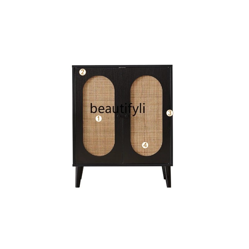 

Rattan Shoe Cabinet Simple Silent Style Locker Home Japanese Style Entrance Doorway Entrance Entrance Cabinet furniture
