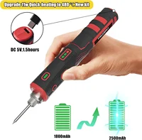 Cordless Soldering Iron 1800mAh Rechargeable Soldering Tool Professional Portable Welding Tool Electronic Soldering Kit - Image 3