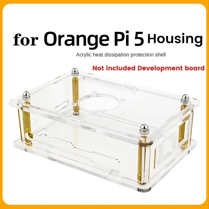 

1 Piece For Orange Pi 5 Protective Case Development Board Protective Case Supporting The Installation Of Cooling Fan