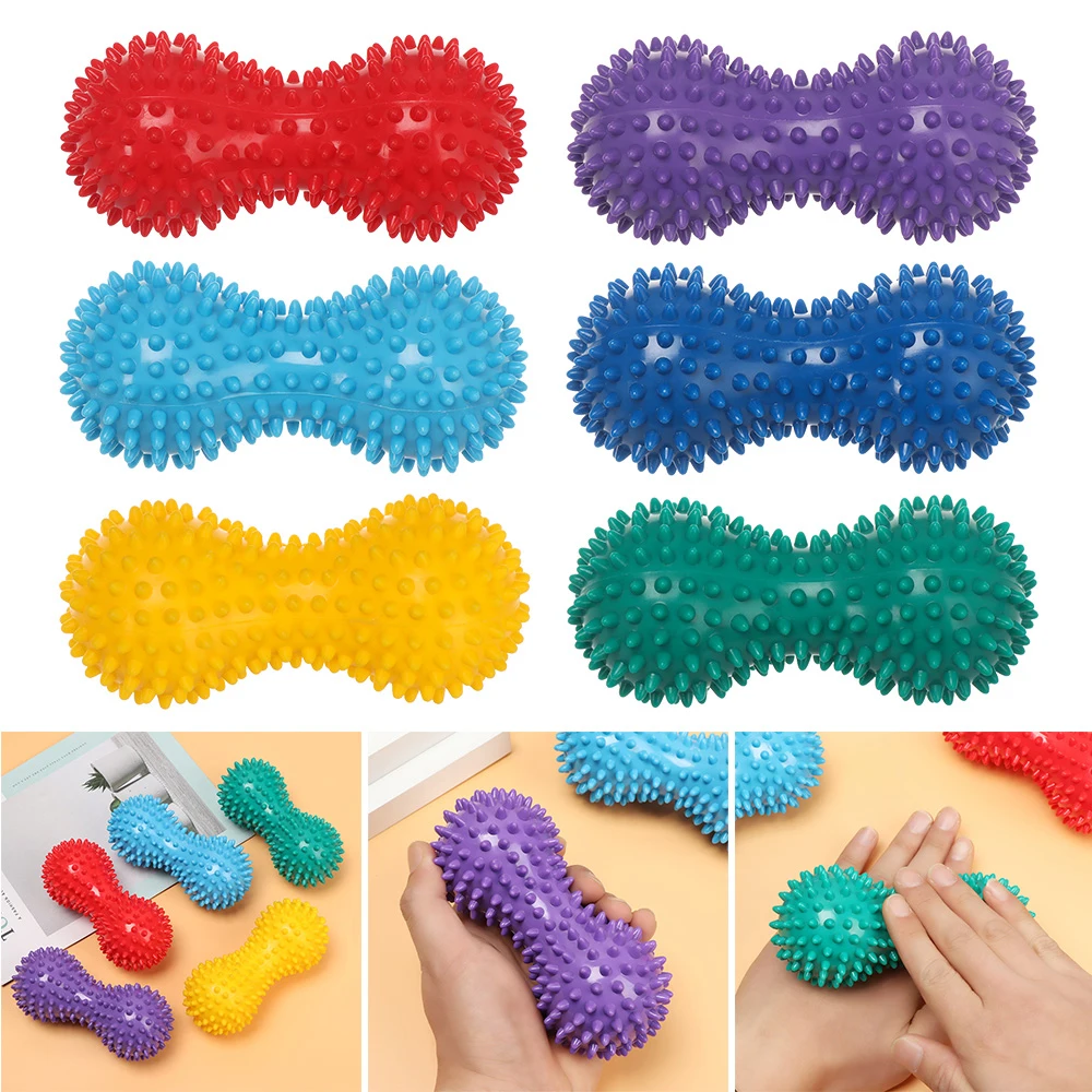Description Picture 2 of itemPeanut Shape Massage Yoga Sport Fitness Fascia Ball Durable PVC Stress Relief Body Hand Foot Massager Trigger Point Foot Pain