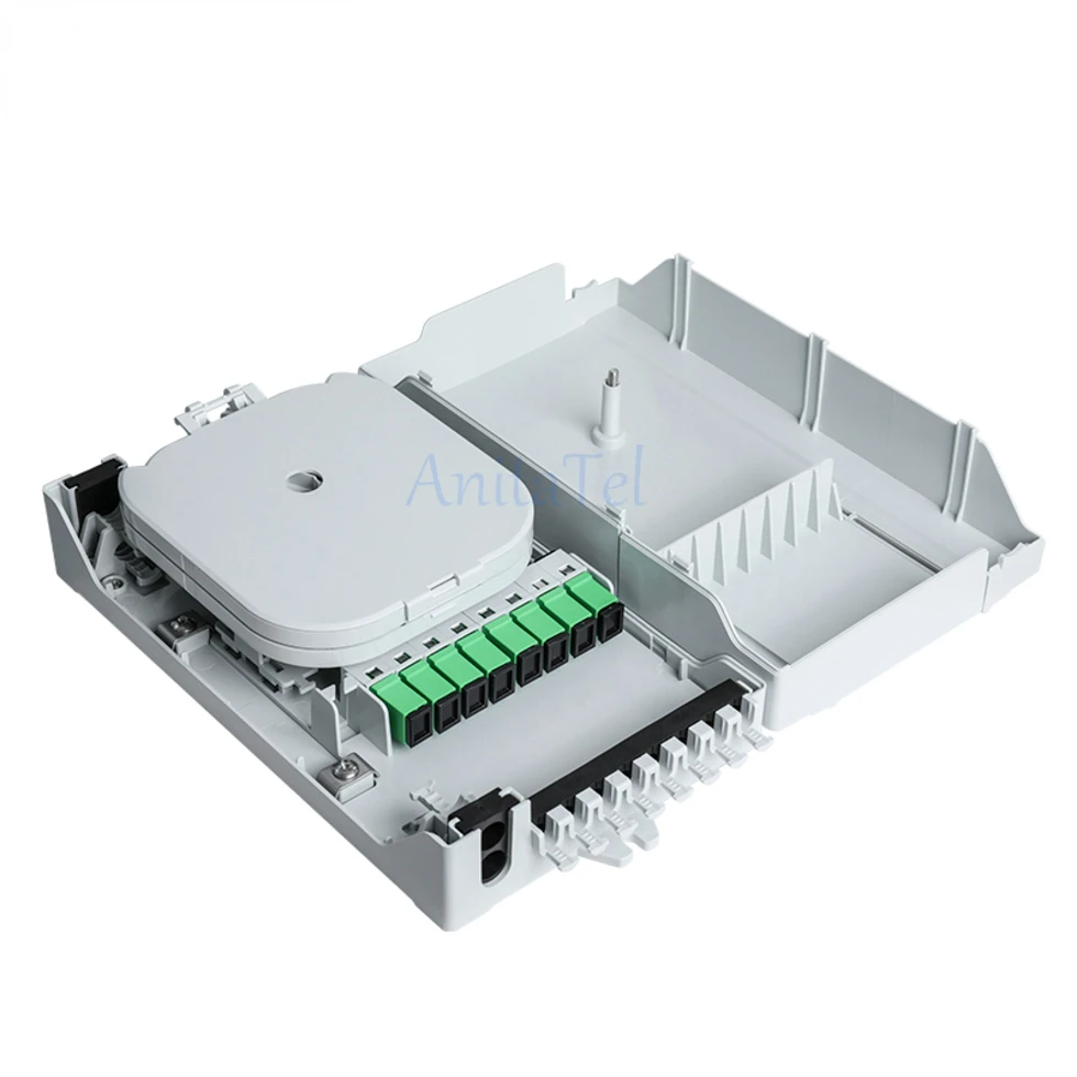 Optical fiber distribution box 8-core wall mounted indoor & outdoor optical distribution box Fiber Optical Terminal Junction Box