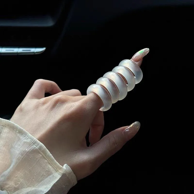 Natural High Ice White Versatile Ring