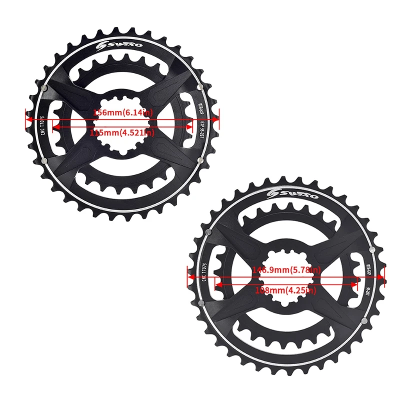 

SWTXO Mountain Bike Double Chain, 36T-26T / 38T-28T, TOP quality