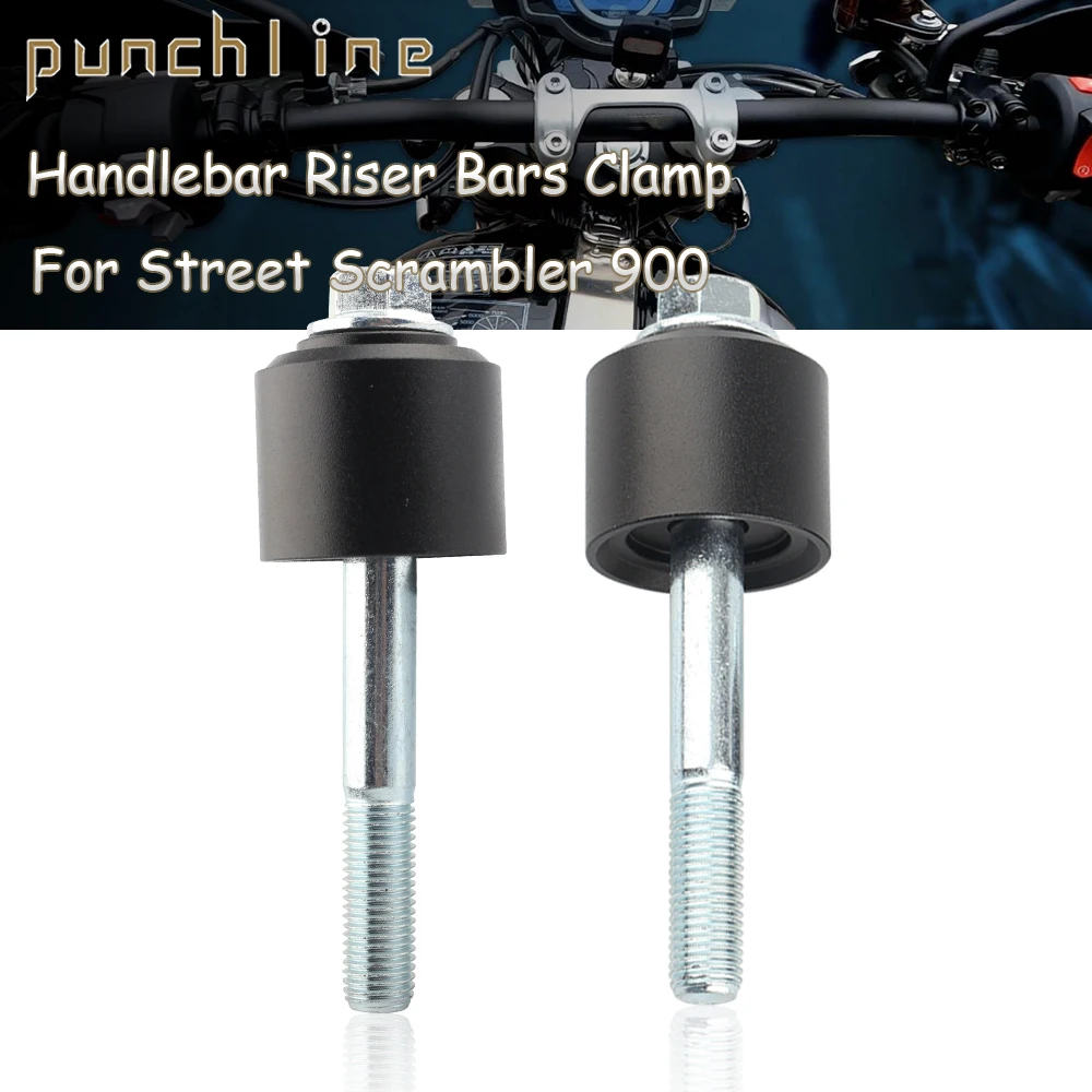 Per Street Twin 900 Street Cup 900 Street Scrambler 900 2017-2023 Speed Twin 900 2021-2023 Morsetto Per Barre Riser Manubrio