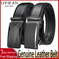 Ceinture existent en Cuir de Vache group pour Homme, Sangle d'Affaires Formelle 2