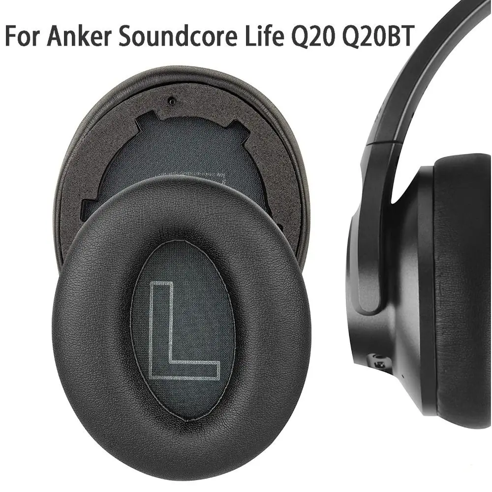 

Replacement Ear Pads for Anker Soundcore Life Q20 Q20BT Headphones Earpads Headset Cushion Repair Parts