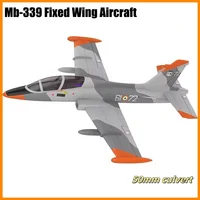 Rc Aircraft Mini 50mm Mb339 Edf Jet Epo Electric 4-Channel Remote Control Fixed Wing Crash Fighter Novice Training Aircraft 1