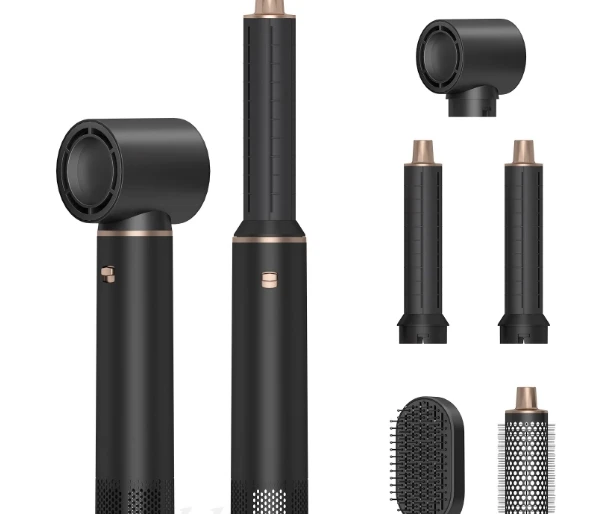 5 in 1 Air Styler 1000W Hair Dryer Brush Curler Straightener Professional for Women