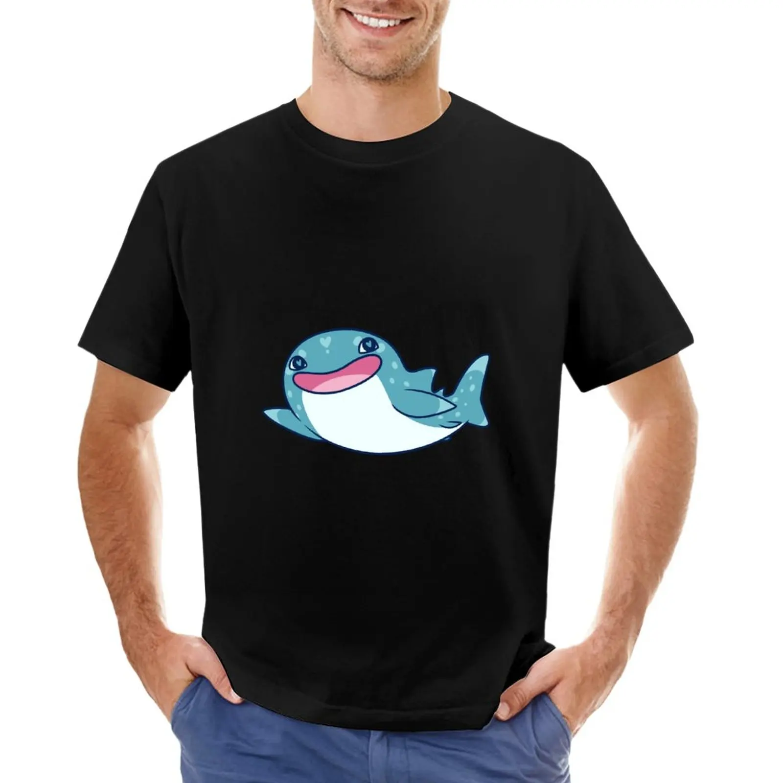 

Cute Whale Shark T-Shirt tops mens graphic t-shirts anime