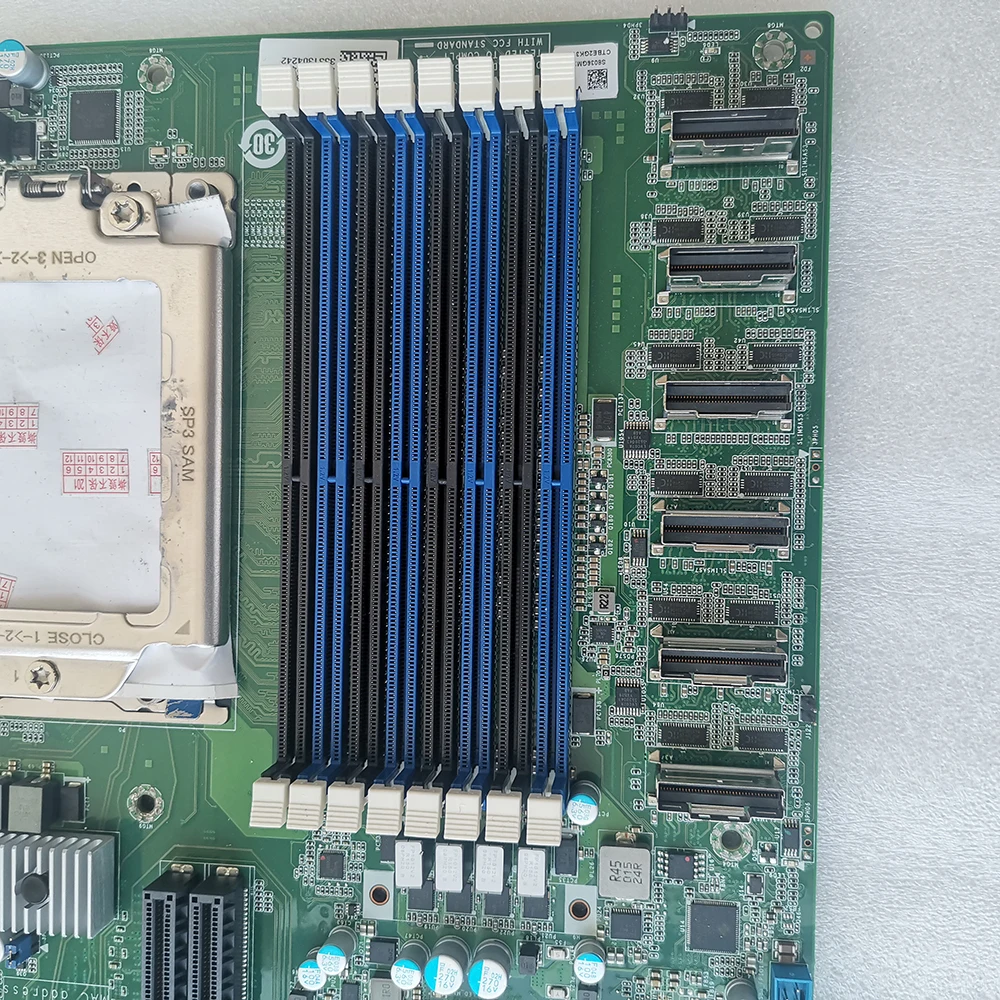 Server Motherboard SP3 DDR4 ECC Support EPYC 7002/7003 M.2 E