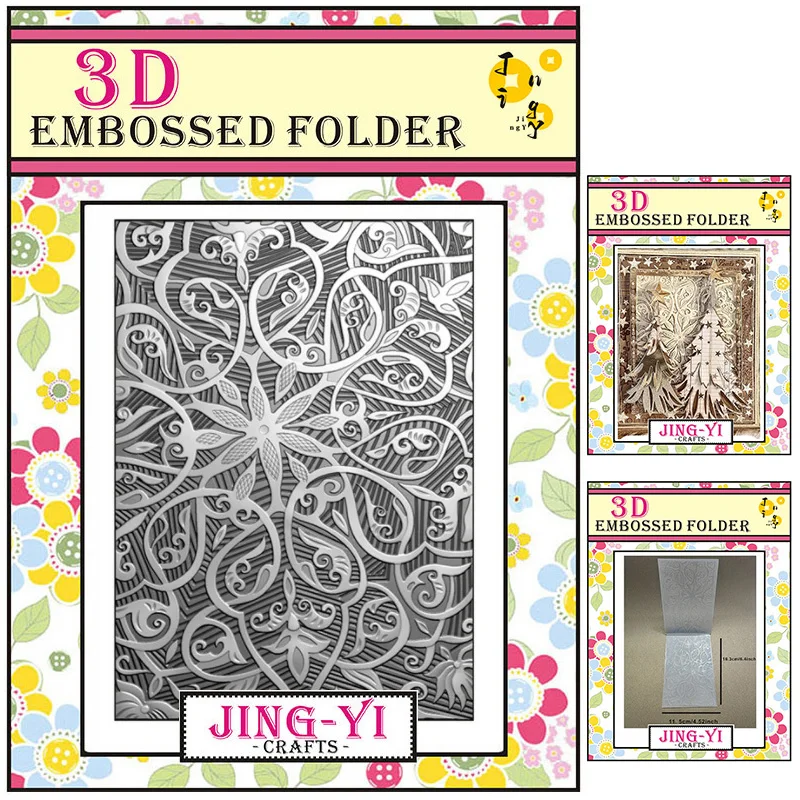 Die 3d Embossing Folder Scrapbooking Tools Dies Materials DIY Craft Supplies Photo Album Album Decor Card Background plastic embossing folder embossing folder