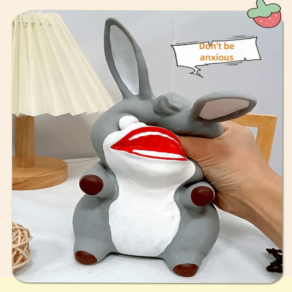 Indestructible Squeeze Toy Donkey Silicone Stress Relief Toy Slow Rising Soft Material Donkey Shape Squeeze Toy For Kids