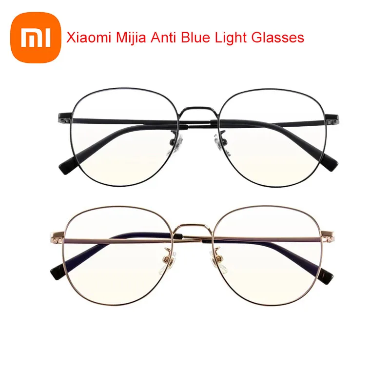 Xiaomi-gafas para ordenador Mijia Pro, lentes originales antirayos azules  40% 50%, bloqueo de luz azul, cómodas, TR90, montura de Metal - AliExpress