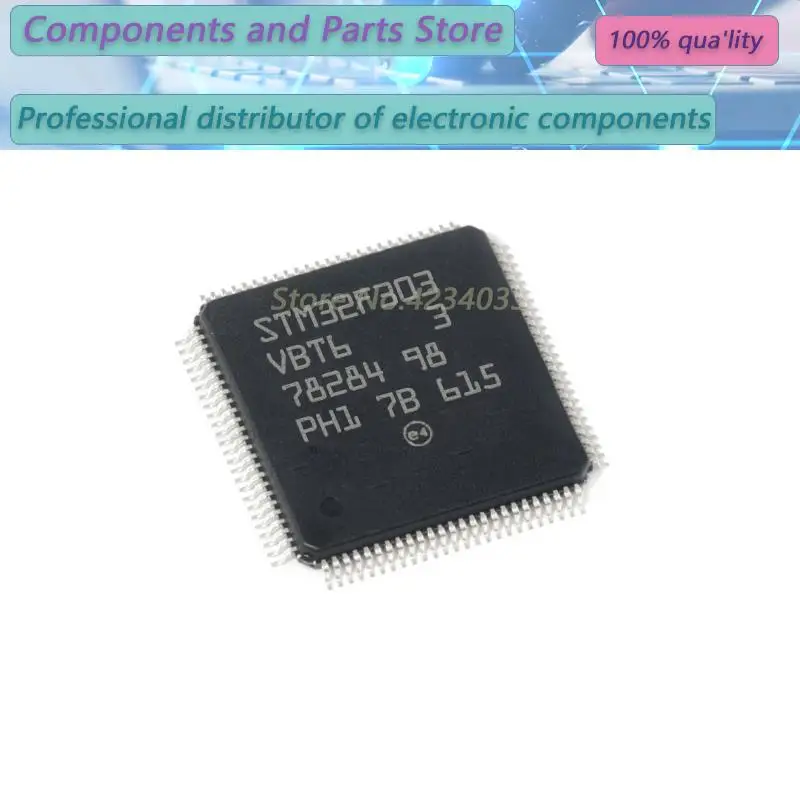 

1PCS STM32F303VBT6 STM32F303VB STM32F303V QFP-100 NEW100% 303VBT6