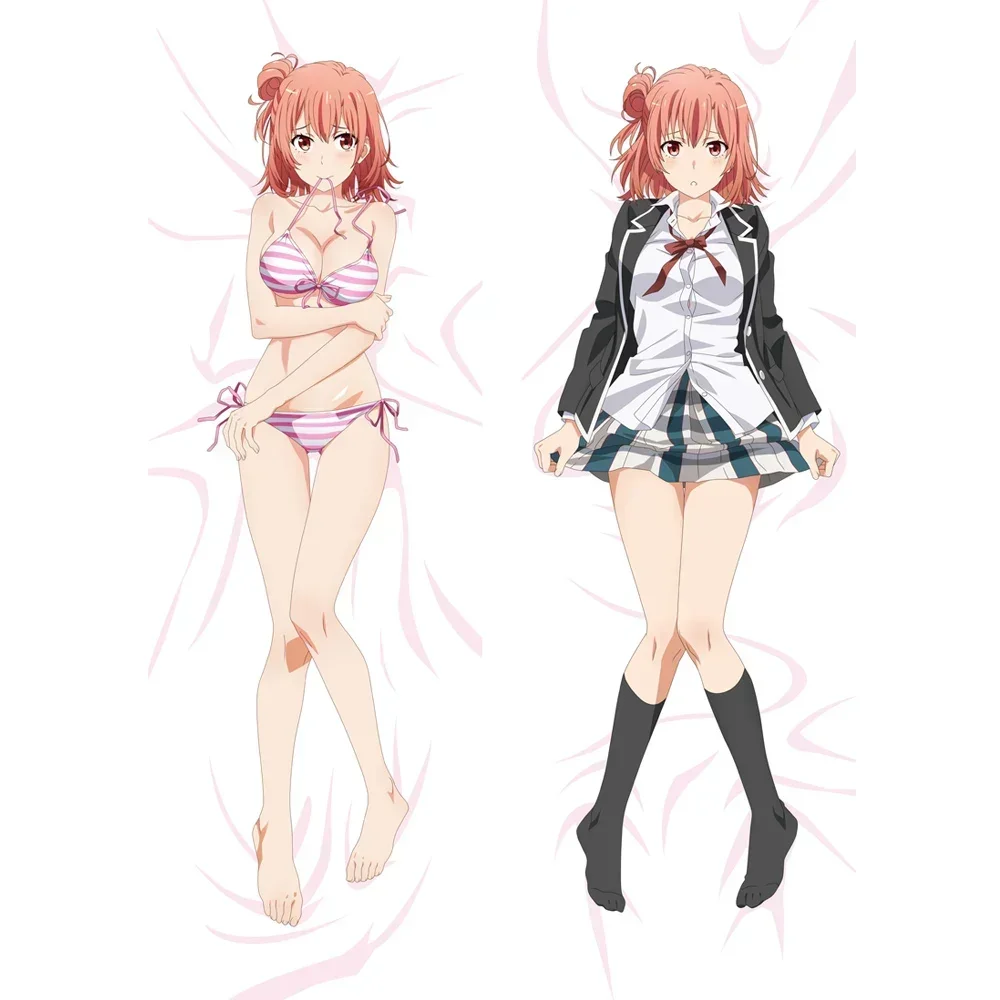 

Anime My youth romantic comedy is wrong as I expected Dakimakura Yuigahama Yui Hugging Body Pillowcase DIY Pillow Cover Case