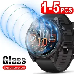 Garmin Fenix 8 Tempered Glass Screen Protector - Solar AMOLED Protective Film - Fenix 8 47MM AMOLED (5pcs Glass)