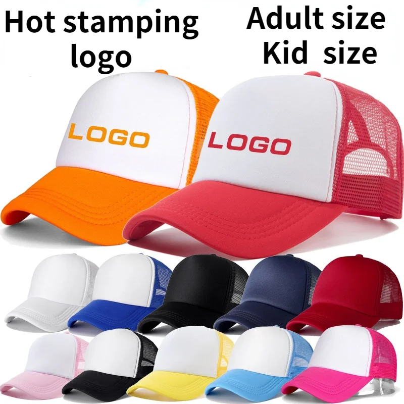 40ColorsFactoryPriceFreeCustomLogoBaseballCapTruckerHat100