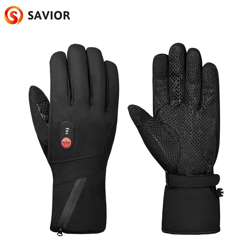 Guanti Riscaldati Snow Deer Per Uomo E Donna - Batteria Ricaricabile 7,4V 2200mAh, 3 Livelli Di Calore, Impermeabili, Taglia XL - 4