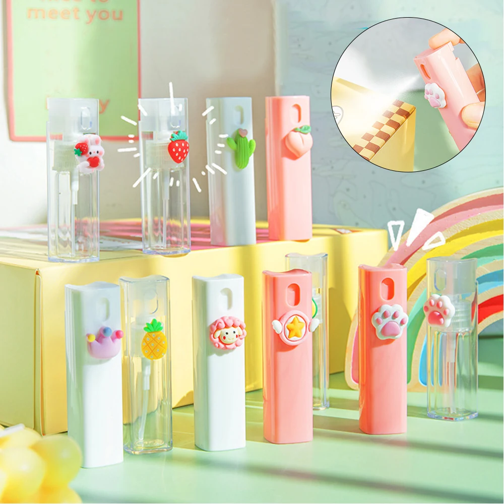 Cute Perfume Bottle 10ml Refillable Mini Spray Bottle Empty Container Tank Cute Oral Spray Sub-bottling Travel Lotion Sprayer