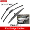 3PCS Car Wiper For Dodge Caliber 2008-2011 Front Rear Wiper Blades Brushes Cutter Auto Accessories 2008 2009 2010 2011 1