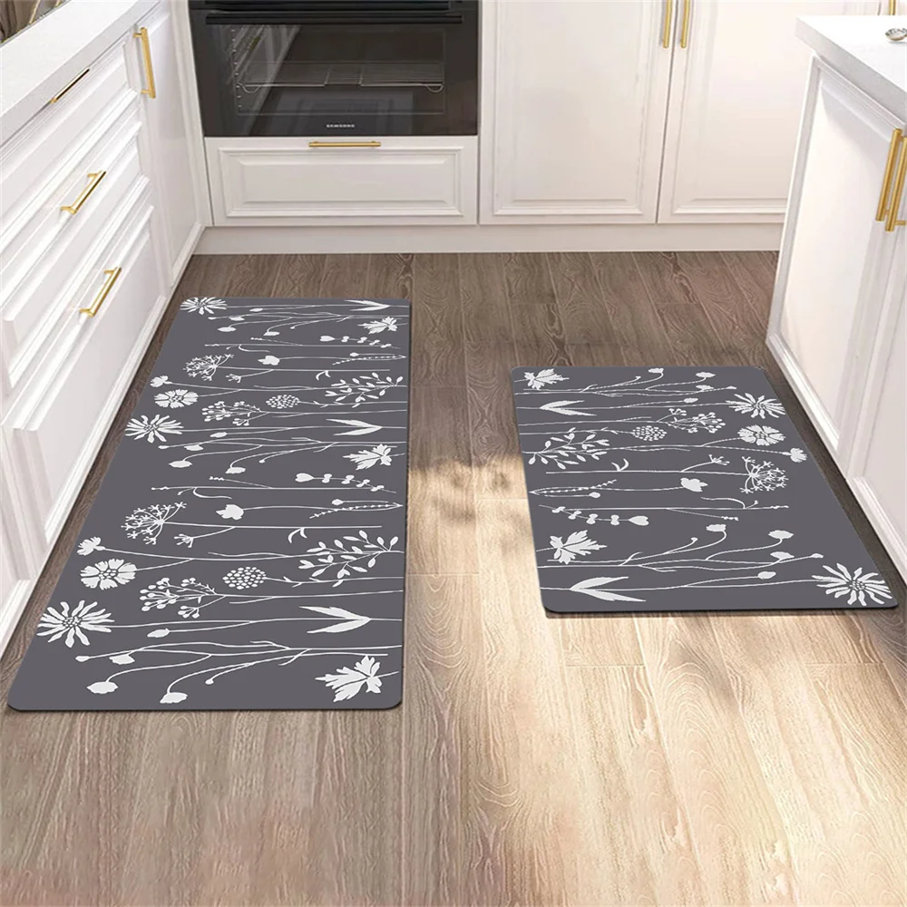 1PC Blowball Print Kitchen Mat Carpet Floor Mat Bedroom Carpet Living