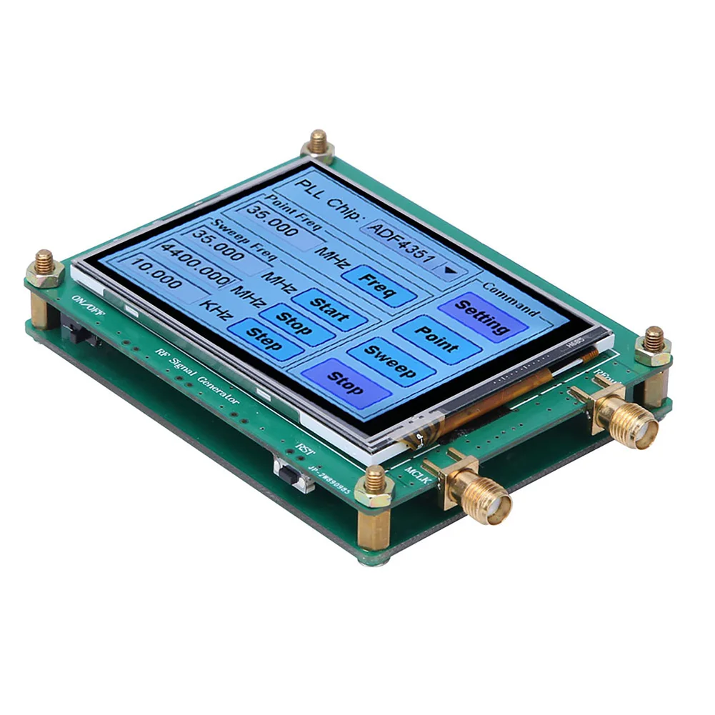 ADF4350/ADF4351 RF Generator Sweep Frequency Generator Touch Screen For Wireless Infrastructure Test Equipment And Wireless LAN