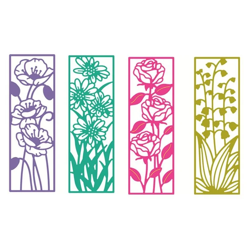 Flower Metal Cutting Dies Stencil Template Die Cut Scrapbooking Embossing Dies Art Decoation Craft Knife Mold