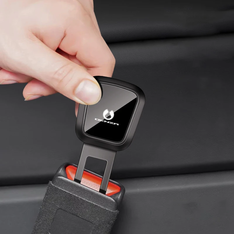 덴자 D9 D5 D6 등용 아연 합금 자동차 안전벨트 연장 클립, 빠른 해제 안전 버클, 편안함 제공