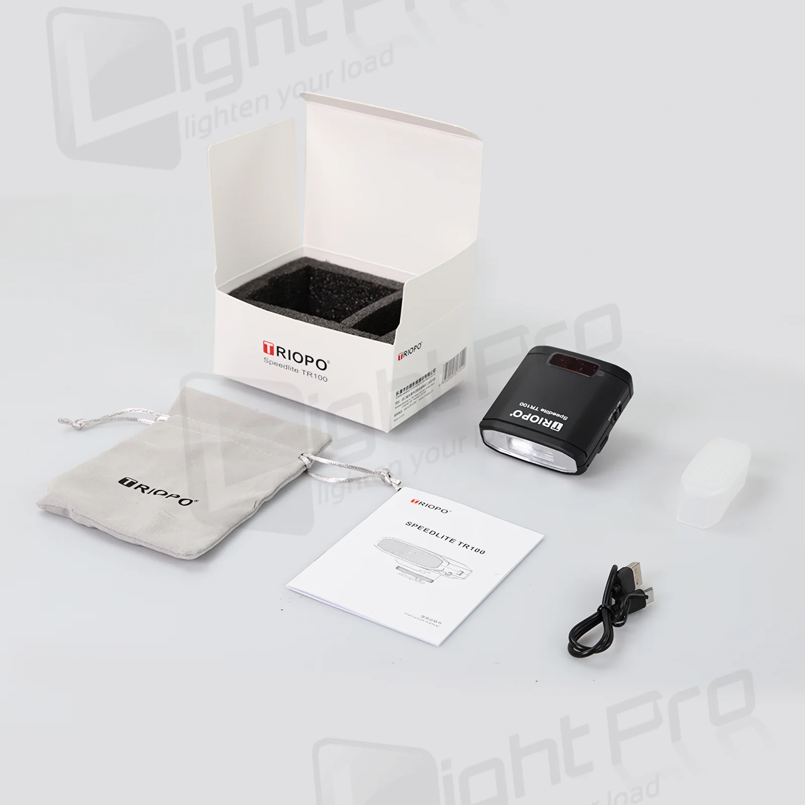 TRIOPO TR100 Mini Flash Light Universal Hot Shoe Portable On-camera Speedlight for Sony Fuji Canon Nikon Panasonic DSLR MILC