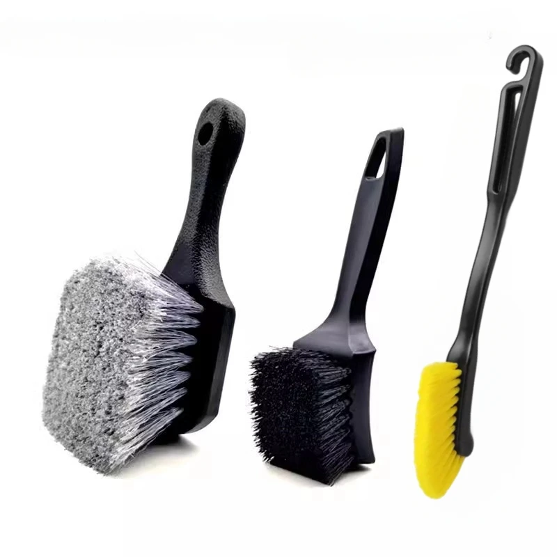 Wheel Tire Cleaning Brush Car Tire Wheel Rim Cleaning Brush Detailing Brushes Wash Towel Kit Universal Accessories