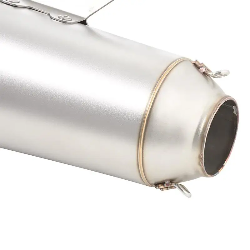 38-51MM Exhaust Pipe Universal Motorcycle Escape Muffler Stainless Steel Silencer For Dirt Street Bike Without DB Killer - Image 5