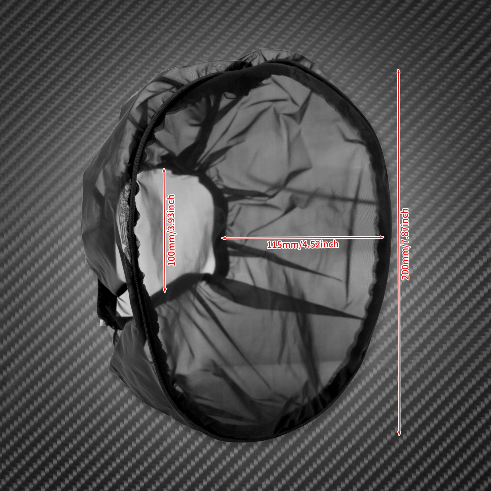 MACTIONS Air Filter Protective Cover Black Waterproof Dustproof Breathable Air Intake Filter Mask For Harley All Model air filter motorcycle air filter motorcycle air filter cover