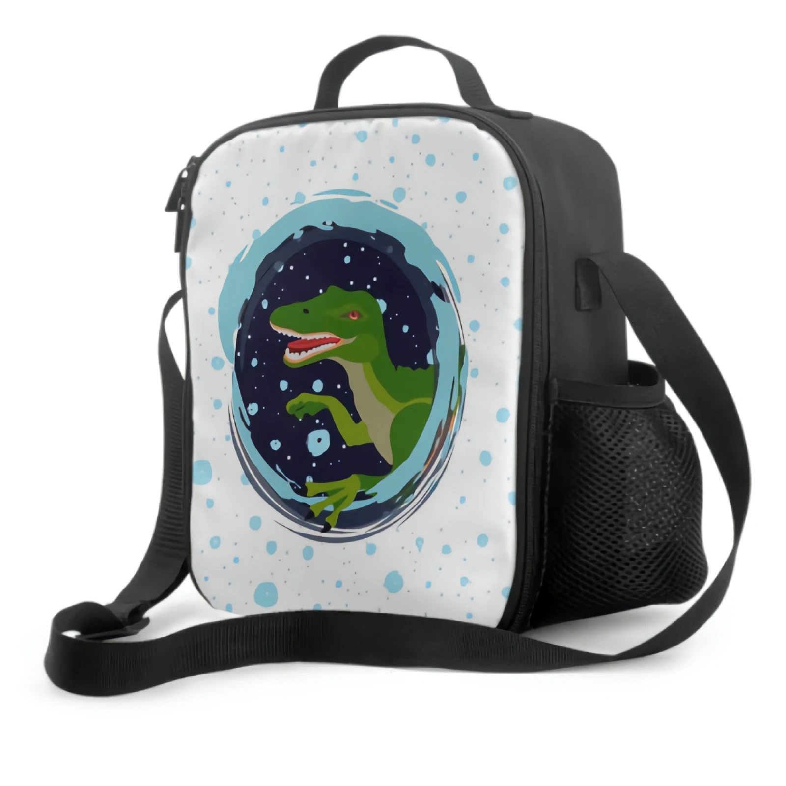 

3D Spinosaurus Insulated Lunch Box Cooler Bag Cartoon Dinosau Thermal Food Container for Boys Girls School Travel Picnic