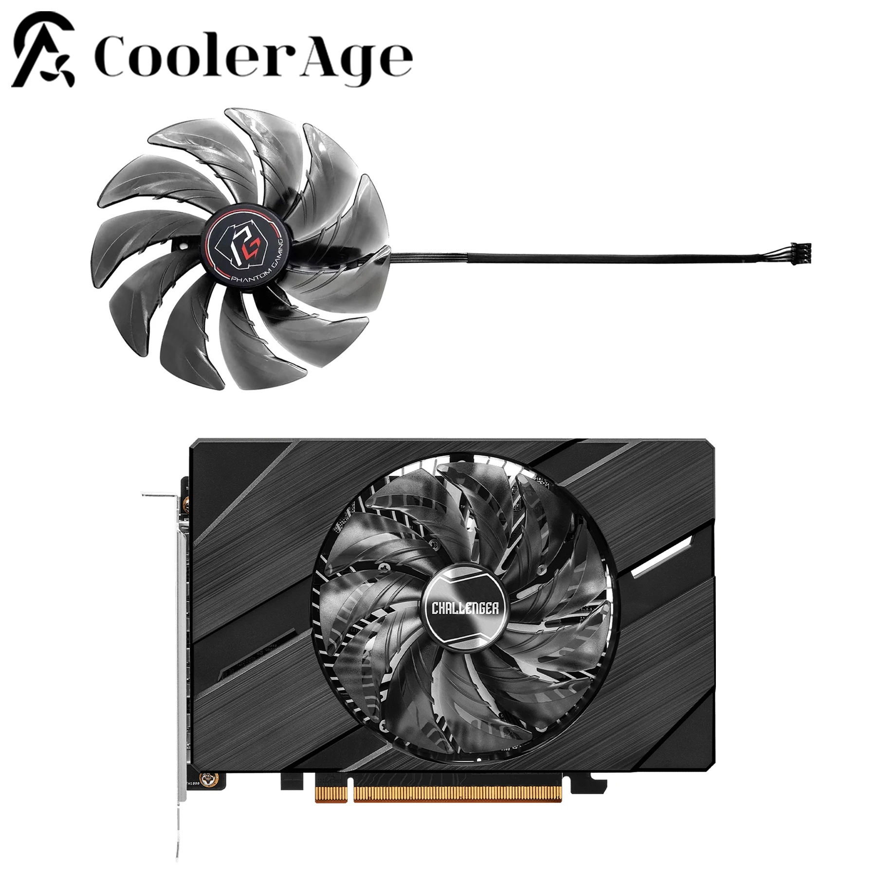 Fan Video Card 95MM FD10015H12D For Asrock Arc A380 6GB Challenger ITX OC Replacement Graphics Card GPU Fan