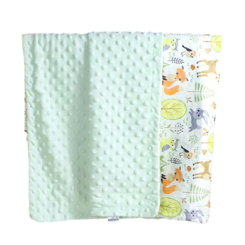 

C5AA Double-Side Baby Swaddle Blanket Newborn Cosy Bedding Accessory Wrap Towel