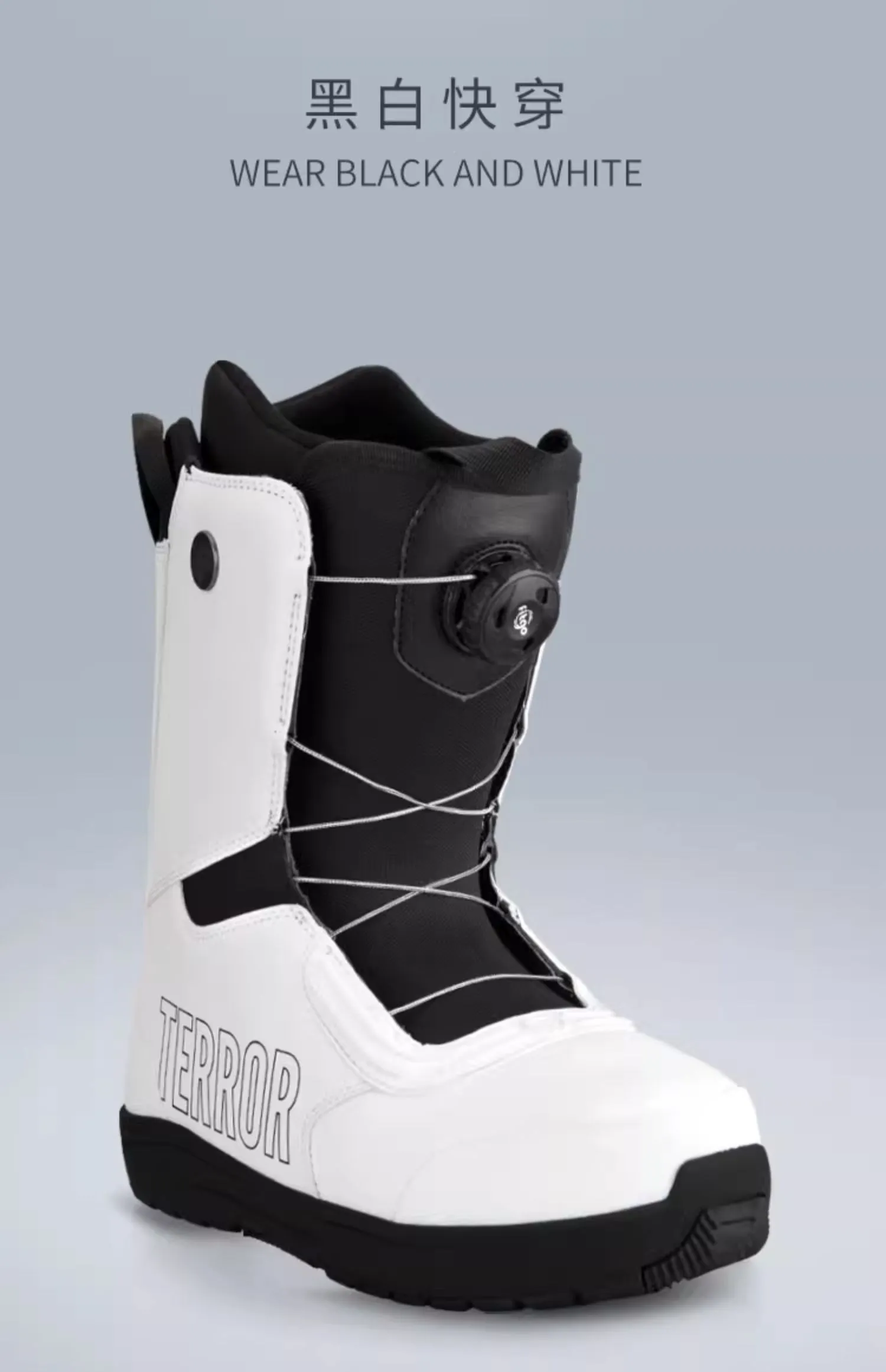 Quick-Snap Ski Boots TERROR SnowBoard Quick loop ski boots Women’s Carving Sliding Freestyle Snow Boots Men’s Ski Shoes