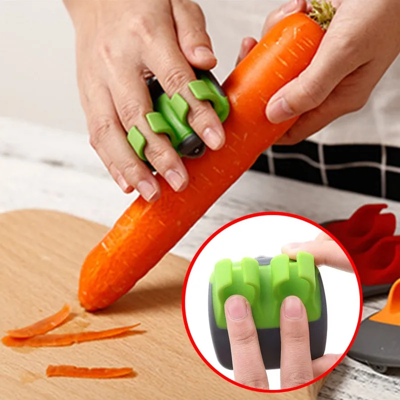 Fruit & vegetable peeler Finger peeler Vegetable Hand Peeler Hand Palm Vegetable Fruit Peeler SlicerKitchen Gadget vegetable cutter