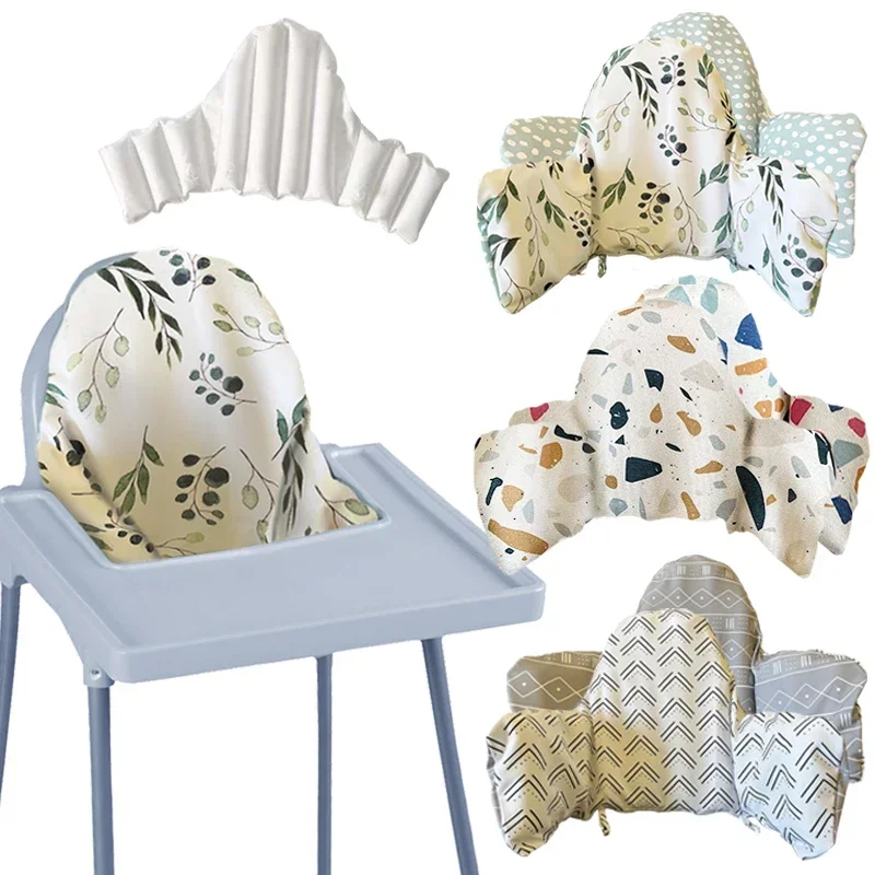 Inflatable baby seat Sofa support seat cover Baby sofa seat cover Baby eating chair Infant Seat High Chair Cushion Double Sided Printing Seat Cover Highchair Inflatable Back Cushion
