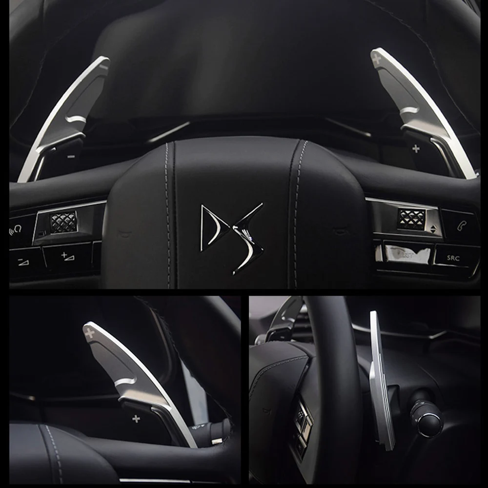 Citroen Deesse DS DS3 DS4 DS4S DS5 5LS DS6 DS7 DS9 E-TENSE 크로스백 자동차 스티어링 휠 패들 확장 DSG 용 패들 시프터