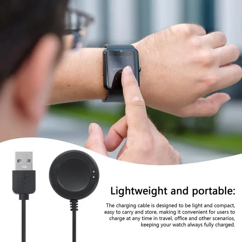 Wireless Smartwatch Charger Smart Watch Magnetic Charging Cable Cradle Portable Watch Charging Supplies For Business Trips Home