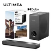 ULTIMEA Sound Bars for TV with Subwoofer, Dolby Atmos, Bluetooth 5.3 TV Soundbar Surround Sound System for TV Speakers 1