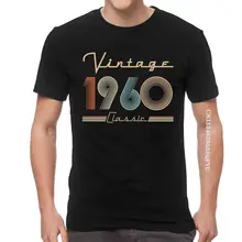 

Vintage 1960 Classic Retro Tshirts Men Casual Cotton Oversized T Shirt 60th Birthday EMO Men Tshirts Men Y2k Anime Clothes