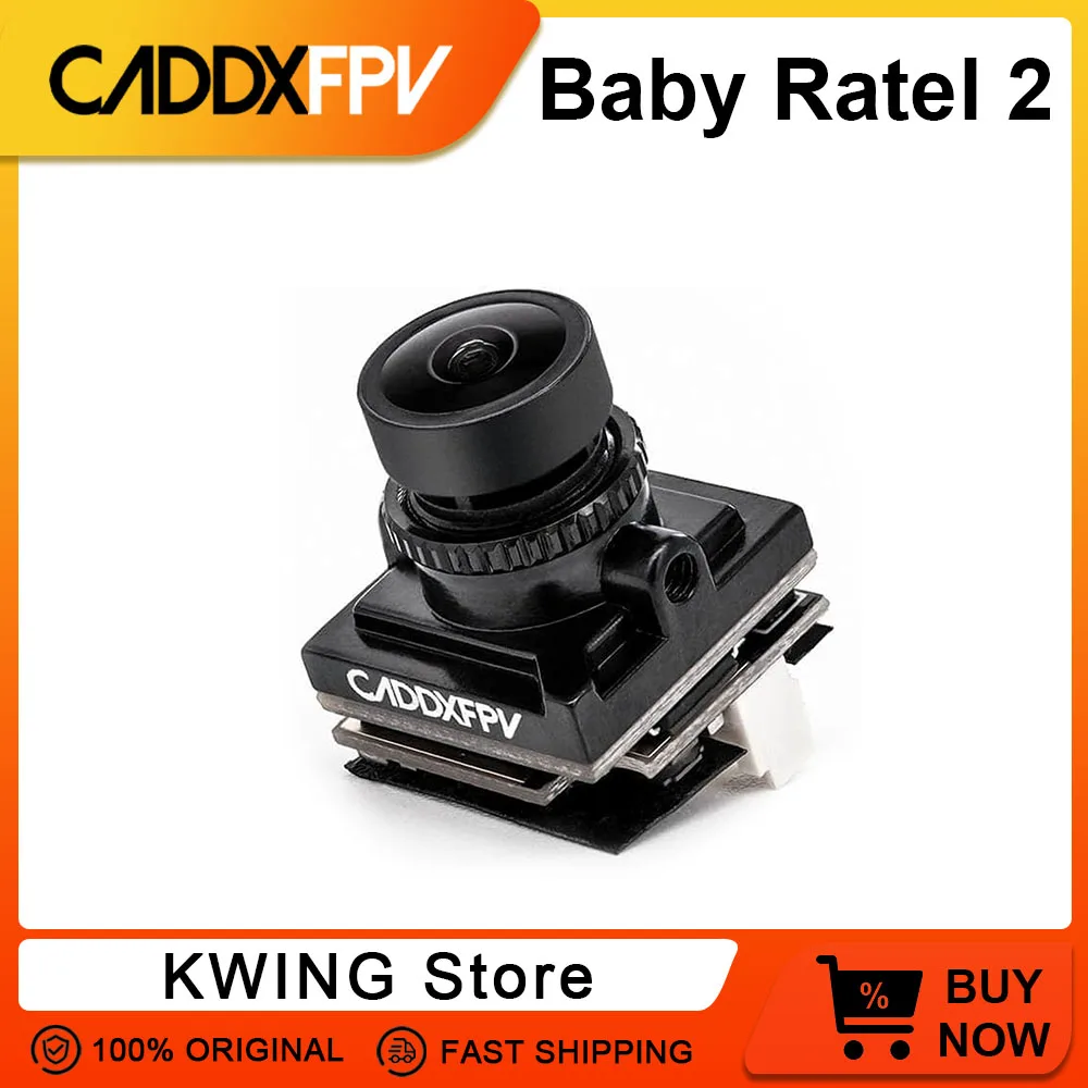 CADDX Baby Ratel 2 Nano-Kamera FPV 1200TVL Starlight für Quadrocopter