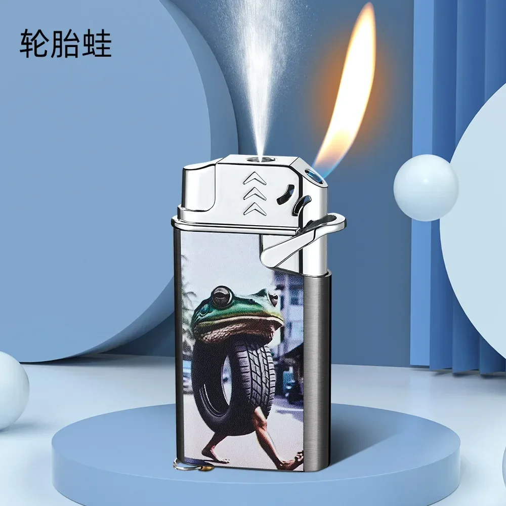 2025 New Metal Prank Inflatable Lighter That Sprays Water, Portable ...
