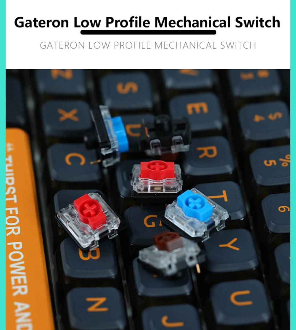 キーボード NuPhy Gateron Low-profile 3.0 Switches NuPhy Gateron Low-profile 3.0 Switches – DIGIART